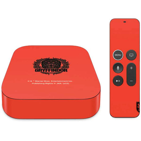 Wizarding Worlds Harry Potter Gryffindor Illustration Apple TV Skin